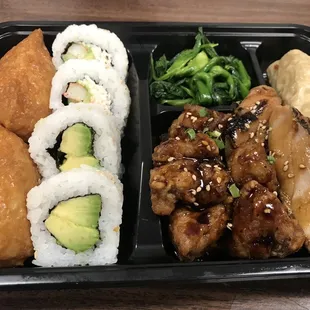Teriyaki Chicken and California Roll