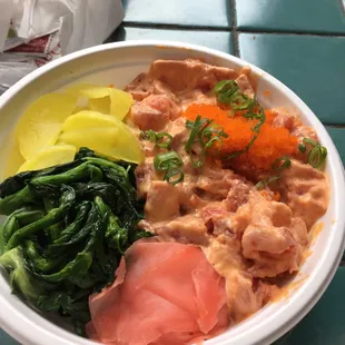Spicy Ahi poke bowl ($8.37 incl tax)