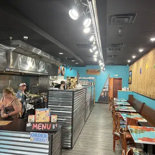 Dining room and open kitchen!