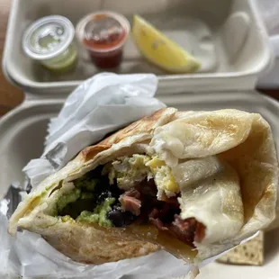 Breakfast burrito, so ono!