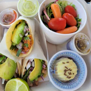 3 Tacos and 2 Sides