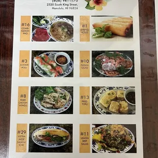 Menu 6/29/2022