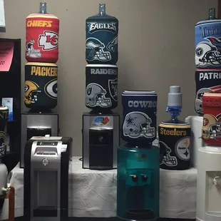 Check out these water cooler covers!