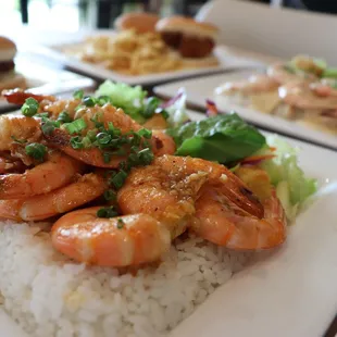 Various Dishes from The Crawfish &amp; Crab Shack