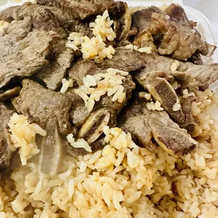 Hawaiian BBQ Beef with Fried Rice no vegetables no mac salad