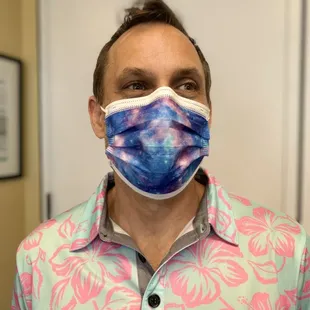 NEW ITEM! Tie Dye 3 Ply Mask