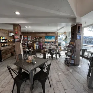 Spacious seating area