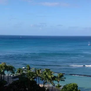 Our view from our balcony