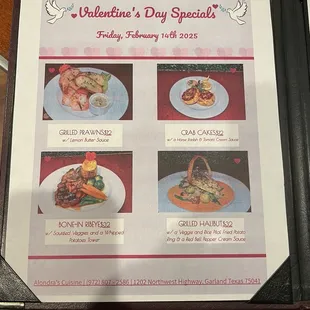 Valentine specials