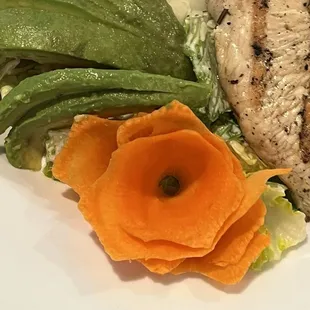 Details: carrot rosette