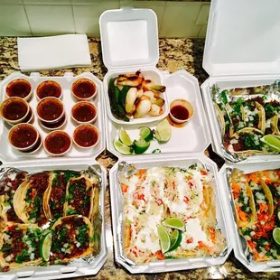 We can't get enough of these fantastic tacos. The Best in town. You will find yourself craving them, so use caution!