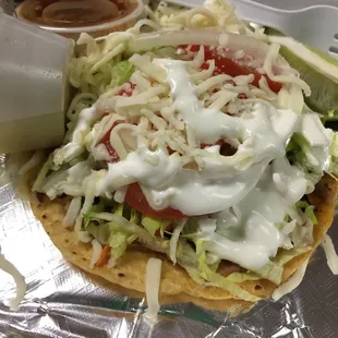 Chicken Tostada