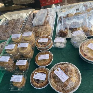 An assortment of sweet pastries (September 2021)