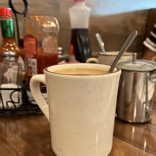 a cup of coffee