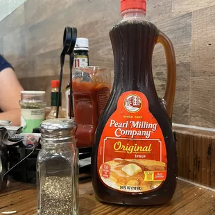 a bottle of peanut butter