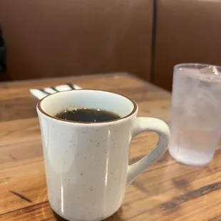 a cup of coffee