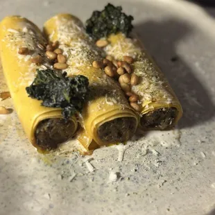 Smoked Rabbit Cannelloni