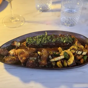 Flaked Beef Strip Loin Kebab