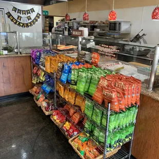 Inside the deli