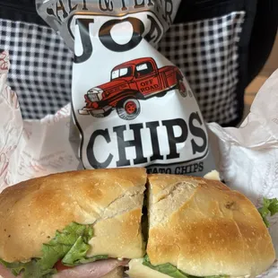 Mortadella sandwich