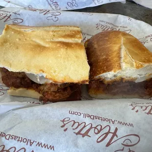 Meatball sandwich