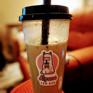 a cup of iced coffee