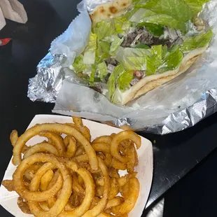 1. Greek Gyro Wrap Combo