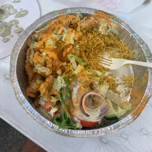 Zinger over rice... TO DIE FOR