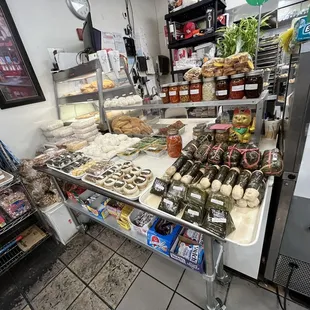 Cash register and snacks