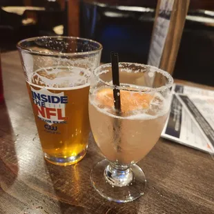 Tank 7 IPA and Paloma at happy hour!