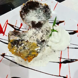 dessert, food