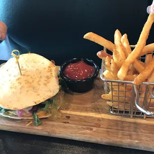 Quesadilla burger