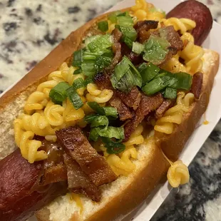 Bacon Mac dog.
