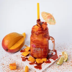 Mangonada, A Mexican Sweet And Spicy Shake!