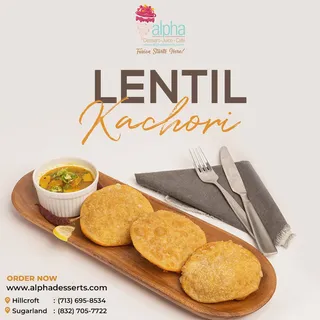 Daal Lentil Kachori with Potato Curry