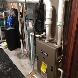 YORK 95% FURNACE INSTALL