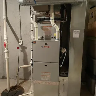 BOSCH INVERTER AIR HANDLER 20 SEER INSTALLATION INDOOR UNIT