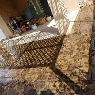 Ashlar Slate Stamped Concrete