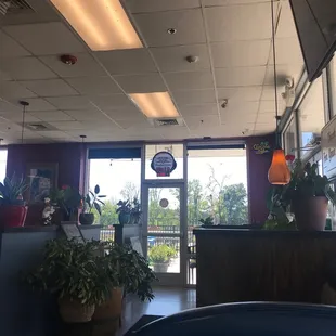 Cozy booths throughout