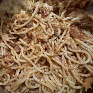 Definitely isn&apos;t lasagna, dry spaghetti
