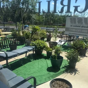 Outdoor patio for nicer days!