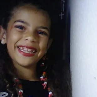 Leah is so happy at all