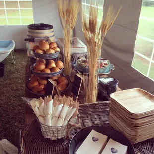 Backyard Wedding Buffet