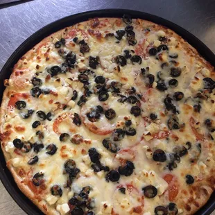 Greek pizza
