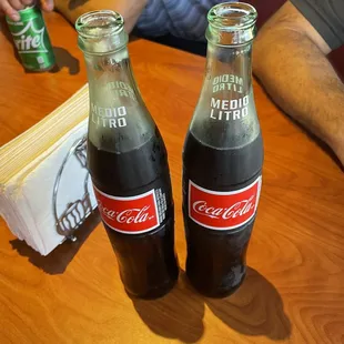 The only way to drink a Coca Cola.
