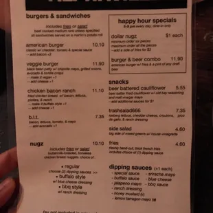 The burgers are really good