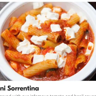 Best penne with Fresh mozzarella