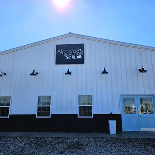 the front of the restaurant