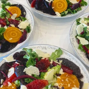 Winter Citrus and Beet Salad with Citrus Thyme White Balsamic Vinaigrette