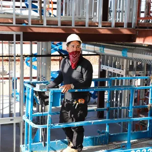 Our team of highly skilled electrical technicians working on an upcoming business in El Paso, Texas.